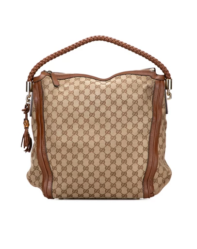 Pre-Loved by Azura Reborn - Pre-Loved Large GG Canvas Bella Tote