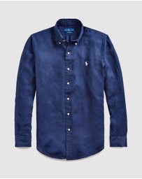 Polo Ralph Lauren - Custom Fit Linen Shirt- ICONIC EXCLUSIVE