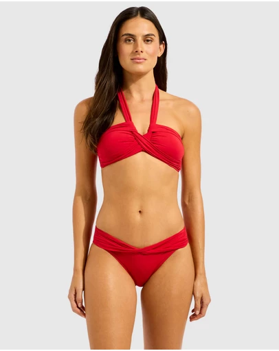 Seafolly - Seafolly Collective Twist Band Mini Hipster Bikini Bottom