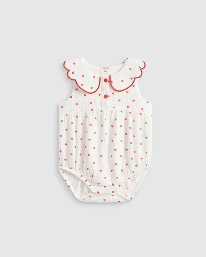Seed Heritage - Heart Scallop Romper