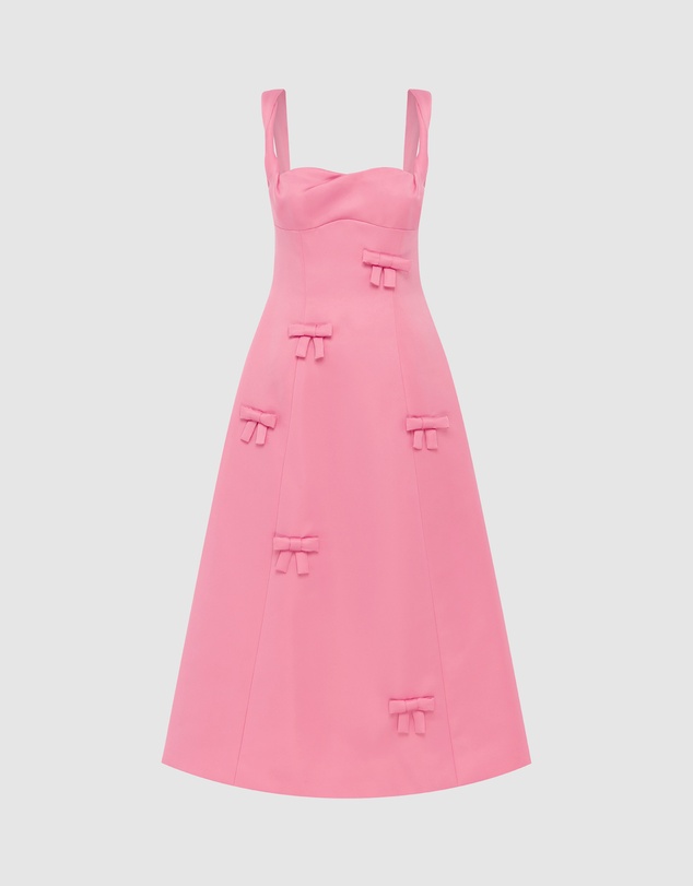LEO LIN - Beatrice Bow Midi Dress