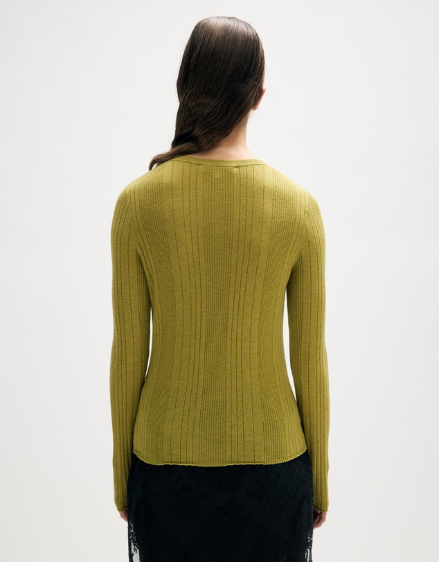 Minima Esenciales - Nori Merino Wool Cardigan
