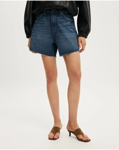 Cotton On - High 90 S Denim Short