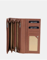 Pierre Cardin - Pierre Cardin Rustic Leather Ladies Wallet