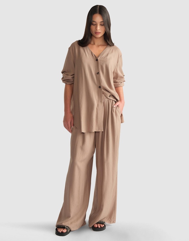 Decjuba - D-Luxe Collarless Shirt