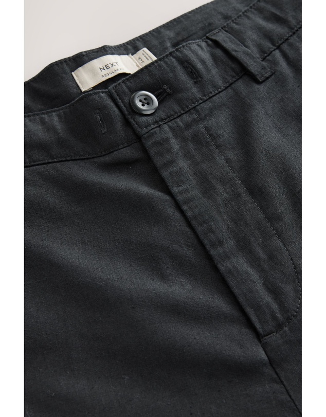 NEXT - Linen Cotton Chino Trousers Regular Fit