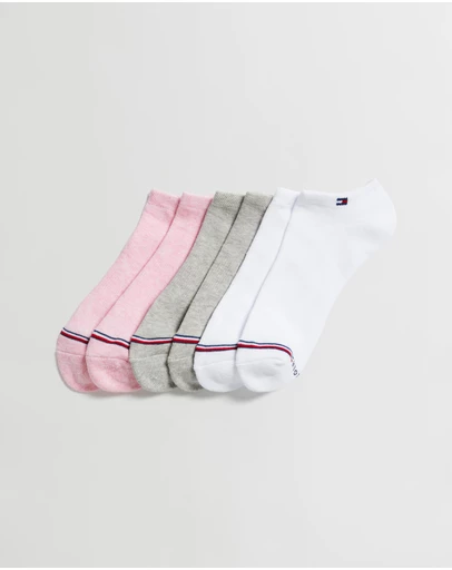 Tommy Hilfiger - 6-Pack Athletic No Show Socks