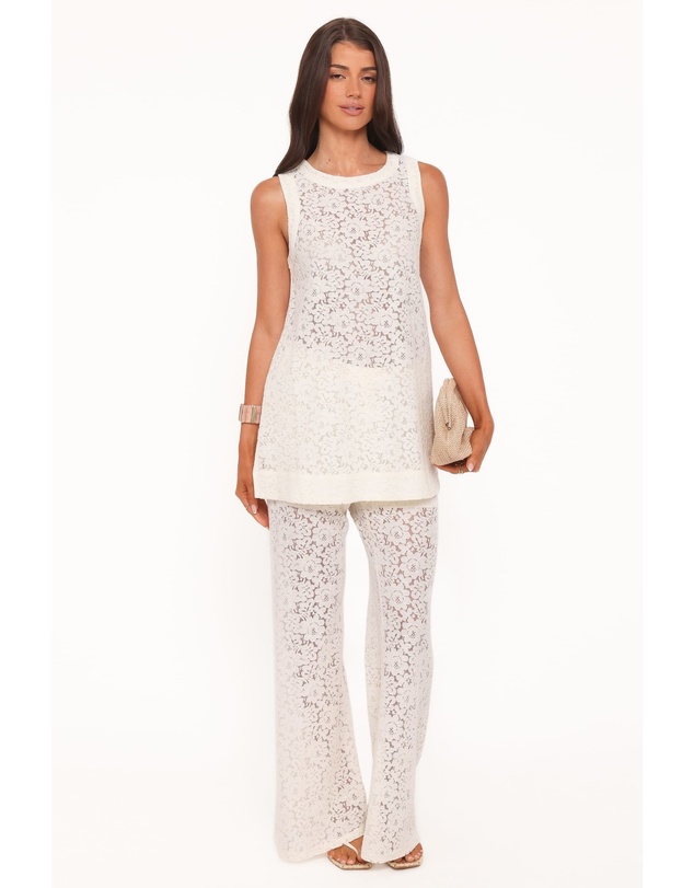 Petal & Pup - Sammy Embroidered Set - Cream Lace