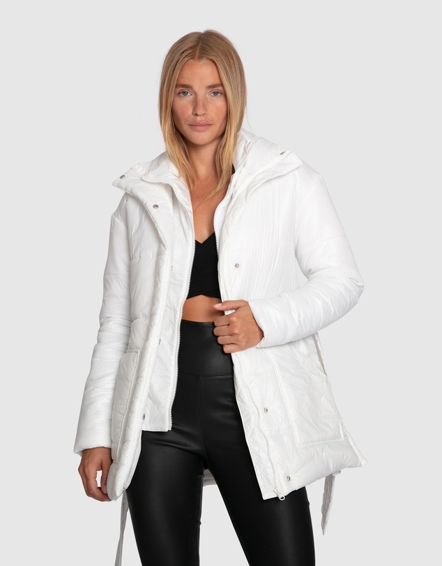 Belle & Bloom - Moonrise Belted Puffer Jacket