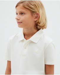 Calvin Klein Jeans - Boys Solid Pique Polo Shirt