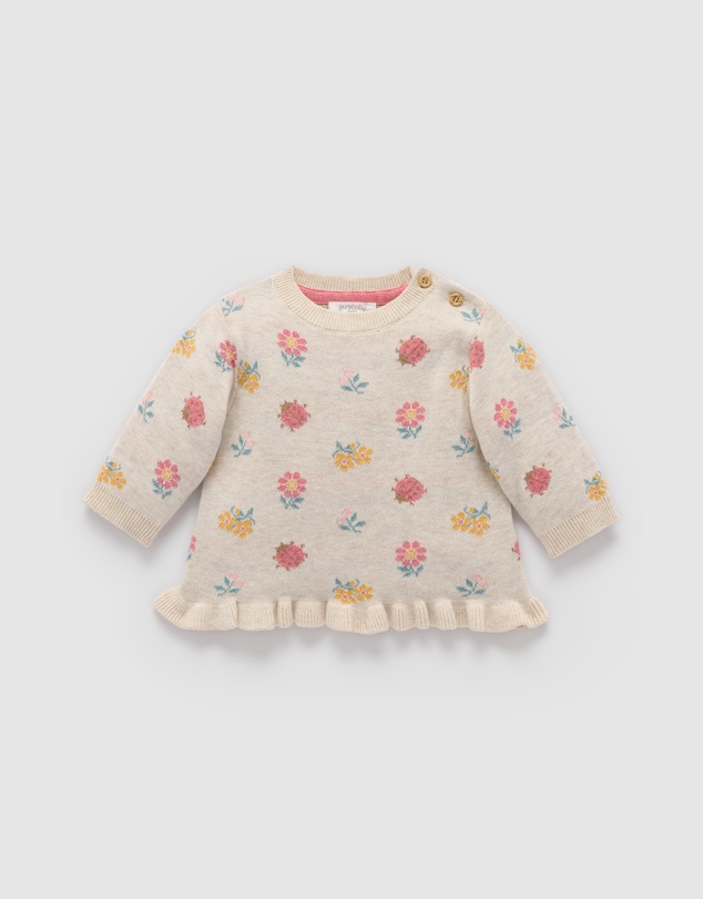 Purebaby - Ladybird Jumper -Kids-Babies