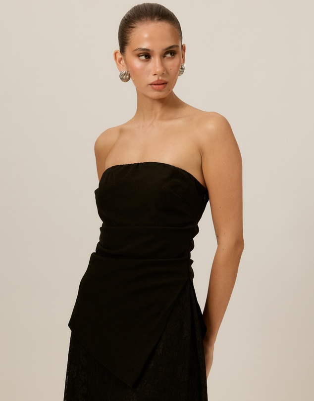 Tussah - Florence Bandeau Lace Maxi Dress