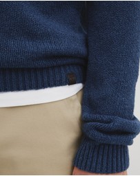 Country Road - Long Sleeve Cotton Crew Neck Knit