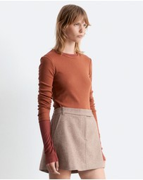 & Other Stories - Ribbed LS Top
