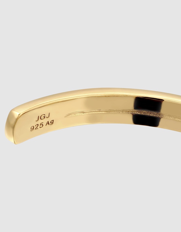 Kuzzoi - ICONIC EXCLUSIVE - Twisted Cuff Bracelet in Gold-Plated 925 Sterling Silver