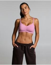 Rockwear - Rouched Medium Impact Sports Bra D E