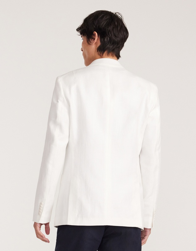 Calibre - Basketweave Blazer White