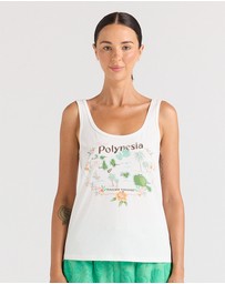 Poolside Paradiso - Isola Tank - White