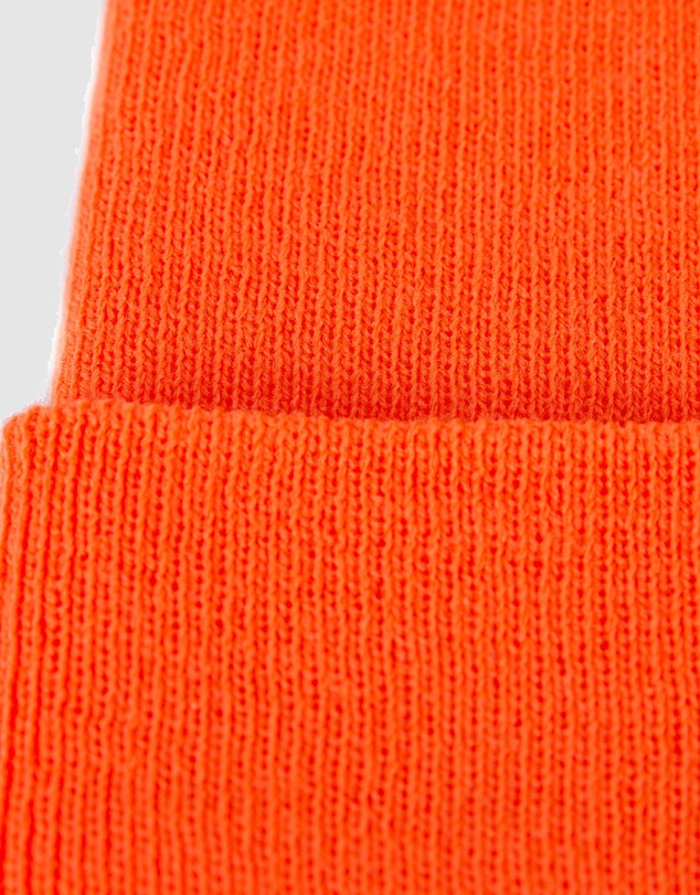 Max Alexander - European Made Orange Wool Beanie