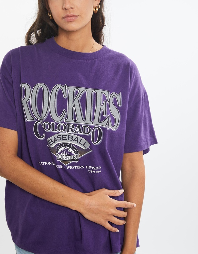 Vintage by The Real Deal - Pre Loved - Vintage 1993 MLB Colorado Rockies Tee