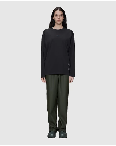RAINS - Women's Classic Long Sleeve T-Shirt Rains Black