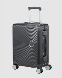 American Tourister - Soundbox Alu Carry-On Tsa Suitcase Expandable (55Cm)