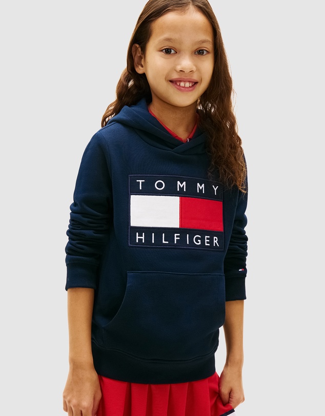 Tommy Hilfiger - Heritage Flag Badge Terry Hoody - Kids