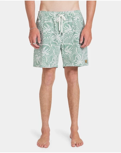 RVCA - Mens Exotica Print Elastic 17