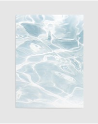 Olive et Oriel - Hamptons Pool View II Art Print