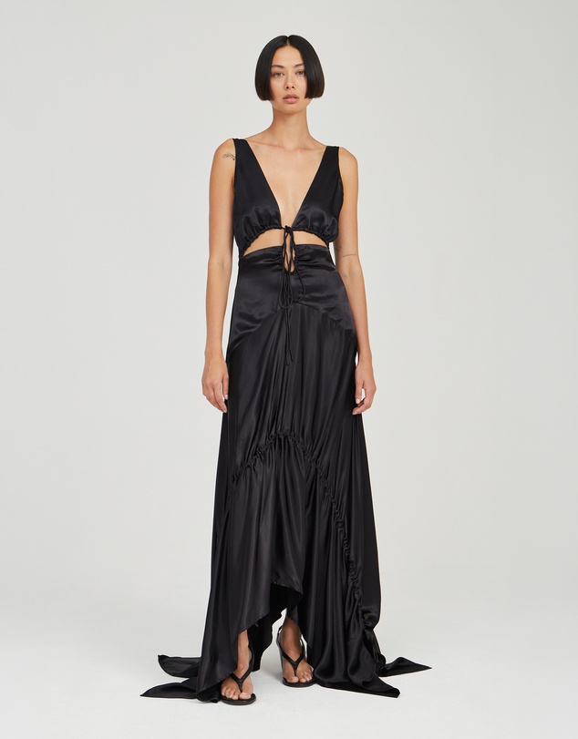Third Form - Tension Satin Maxi Dress