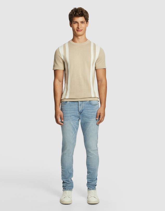 yd. - Teddy Stripe Knitted Tee