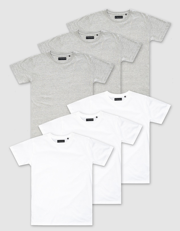 Stock & Co. - 6-Pack Stock Tee - Youth