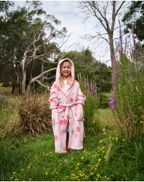 Linen House Kids - Plush Cherrylicious Kids Robe