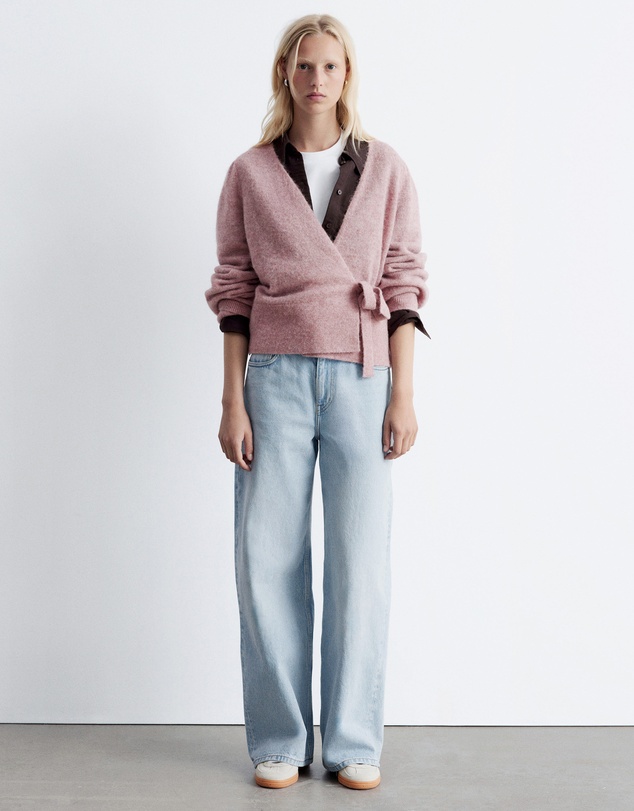 & Other Stories - Mohair-Blend Knitted Wrap Cardigan