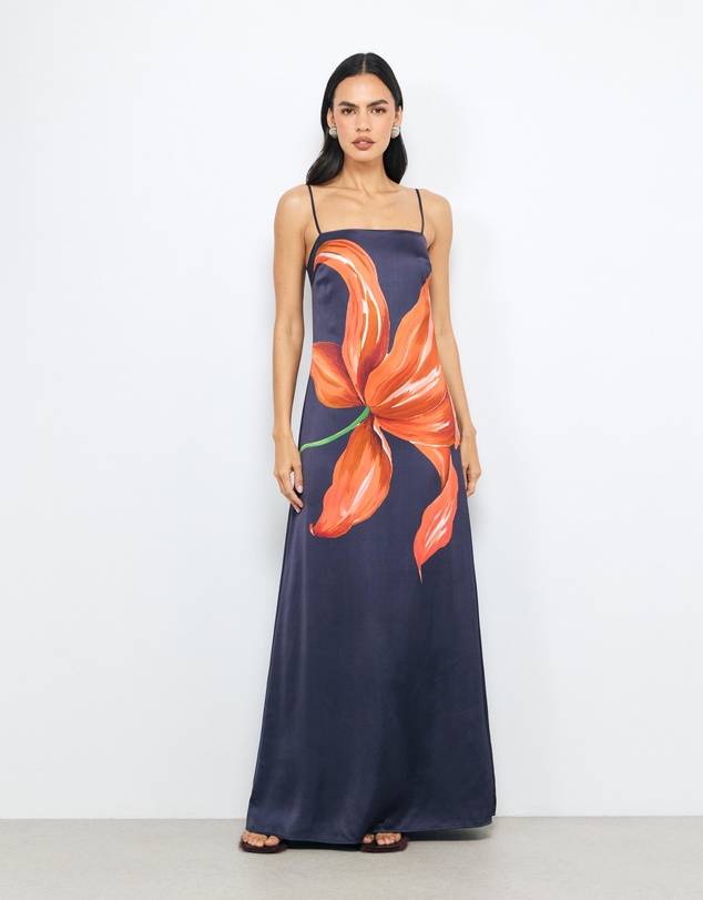 AERE - Neroli Scarf Maxi Dress