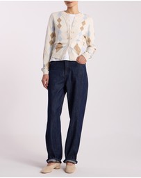 David Lawrence - Huntley Cotton Argyle Cardigan