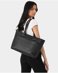 Forcast - Valerie Leather Tote Bag
