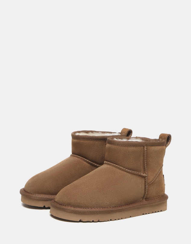 EVERAU - Australian Shepherd Ugg Noel Kids Mini Cow Suede Upper UGG Boots