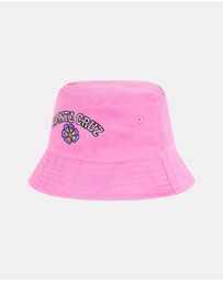 Santa Cruz - Field Arch Repeat Reversible Bucket Hat - Teens