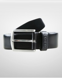DENTS - Heritage Full Grain Leather Belt with Satin Nickel Buckle