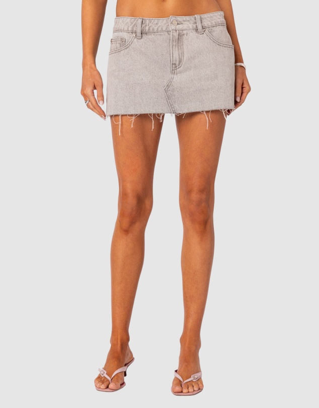 EDIKTED - Micah Denim Mini Skirt