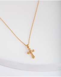 Lovisa - Gold Plated Sterling Silver Cross Necklace