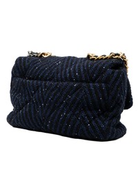Pre-Loved by Azura Reborn - Pre-Loved Large Chevron Tweed Sequin 19 Flap