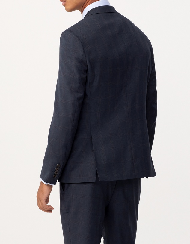 Van Heusen - Glen Check Denim Suit Jacket