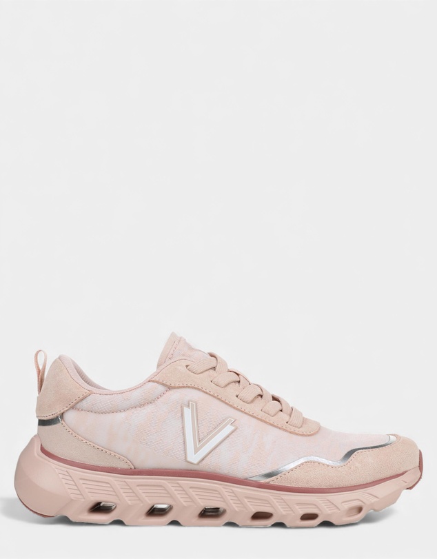 Vionic - Presley Lace-Up Sneaker - Cameo Rose