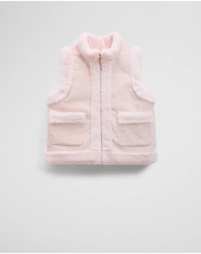 Country Road - Reverse Faux Fur Vest