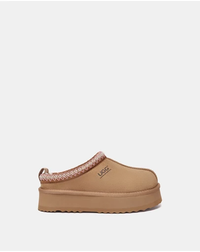 EVERAU - Australian Shepherd Ugg Tay Platform Cow Suede Upper House Shoes