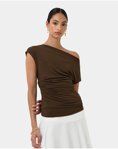 Forcast - Mia Off Shoulder Jersey Top