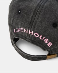 Linen House - Embroidered Slogan Cap