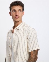 Rhythm - Vacation Stripe Crop SS Shirt